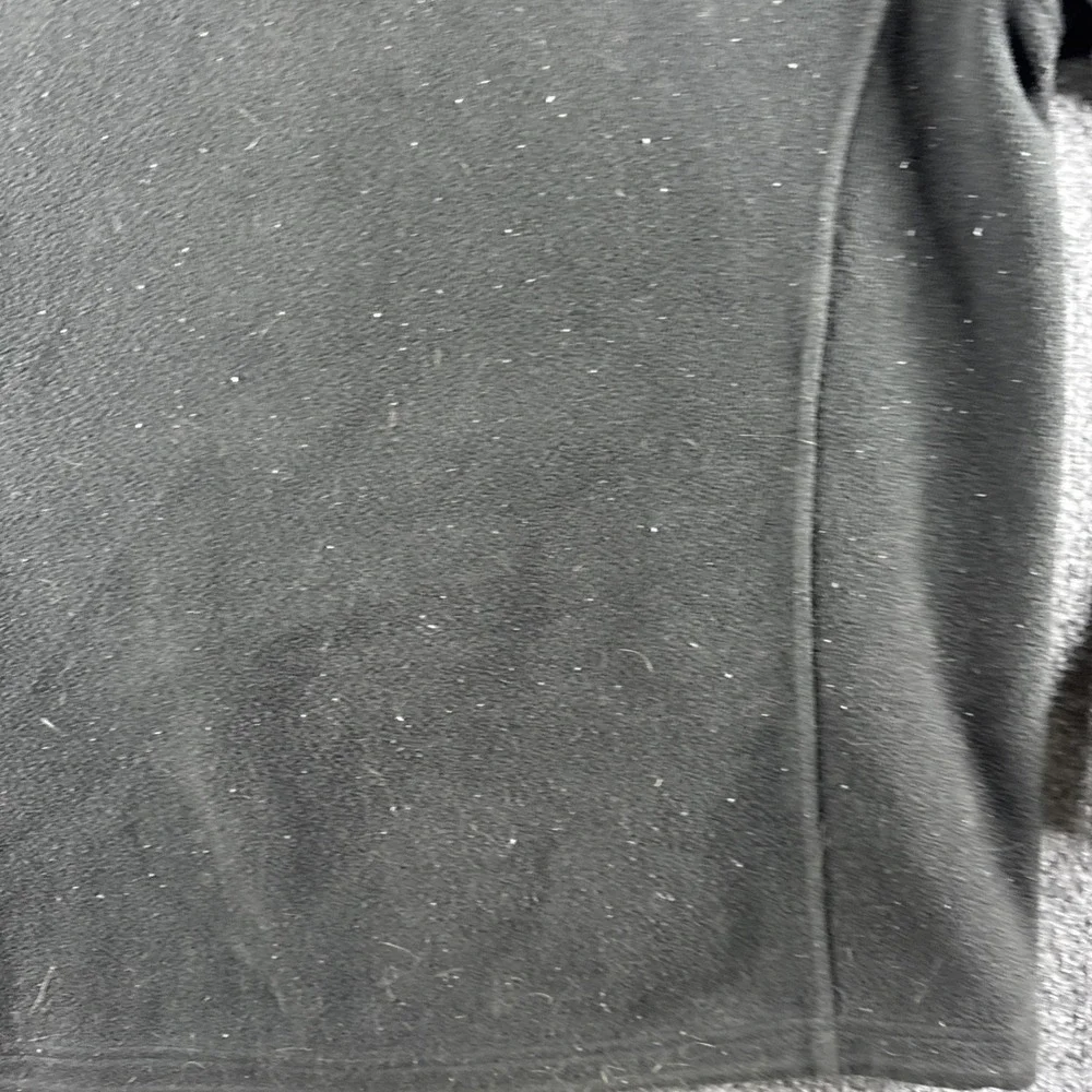 North Face Jacket Mens L? Black Fleece Sweatshirt Full Zip Polyester Hiking